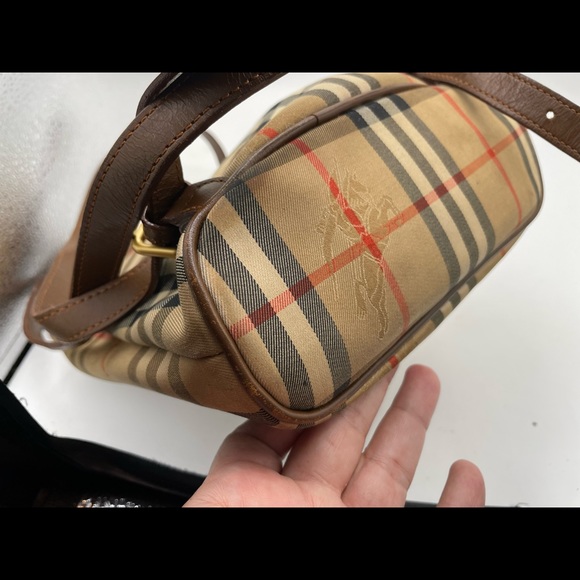 Burberry Beige Nova Check Mini Backpack - Picture 5 of 8